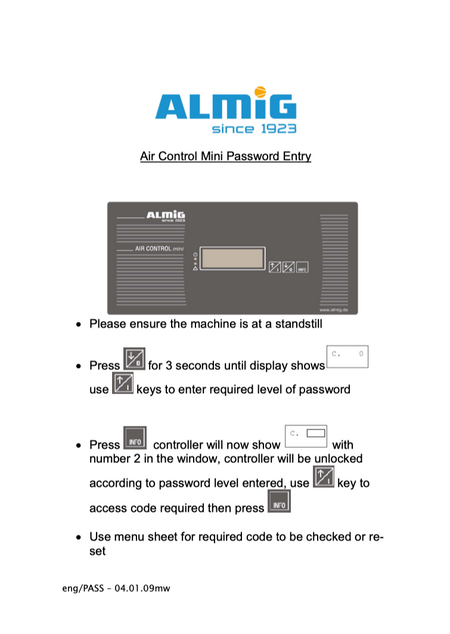 Almig Air Compressor Engineers Manual - airlinkcompressors.com