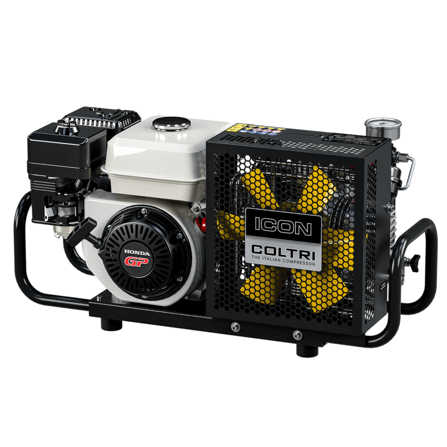 Coltri MCH6/SH ICON 100 SH Air Compressor 4.3kW HONDA Petrol 300 Bar - C-SC000100/R/B/300 - airlinkcompressors.com