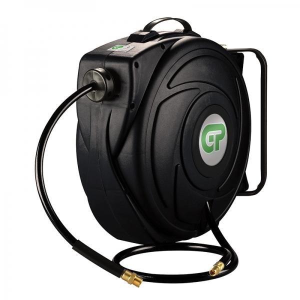 GP Black 17M Compressed Air Retractable PVC Hose Reel - HR5-315BCBKH - airlinkcompressors.com