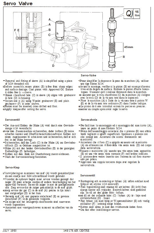Hydrovane 148/178 Air Centre Service & Parts Manual 1985 Onwards - airlinkcompressors.com