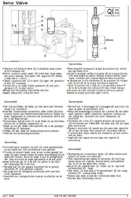 Hydrovane 148/178 Air Centre Service & Parts Manual 1985 Onwards - airlinkcompressors.com