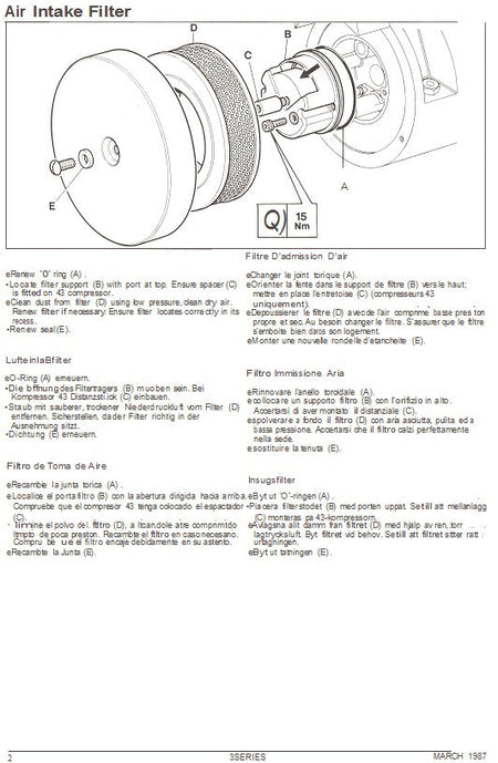 Hydrovane 23 33 & 43 Service & Parts Manual 1987 Onwards - airlinkcompressors.com