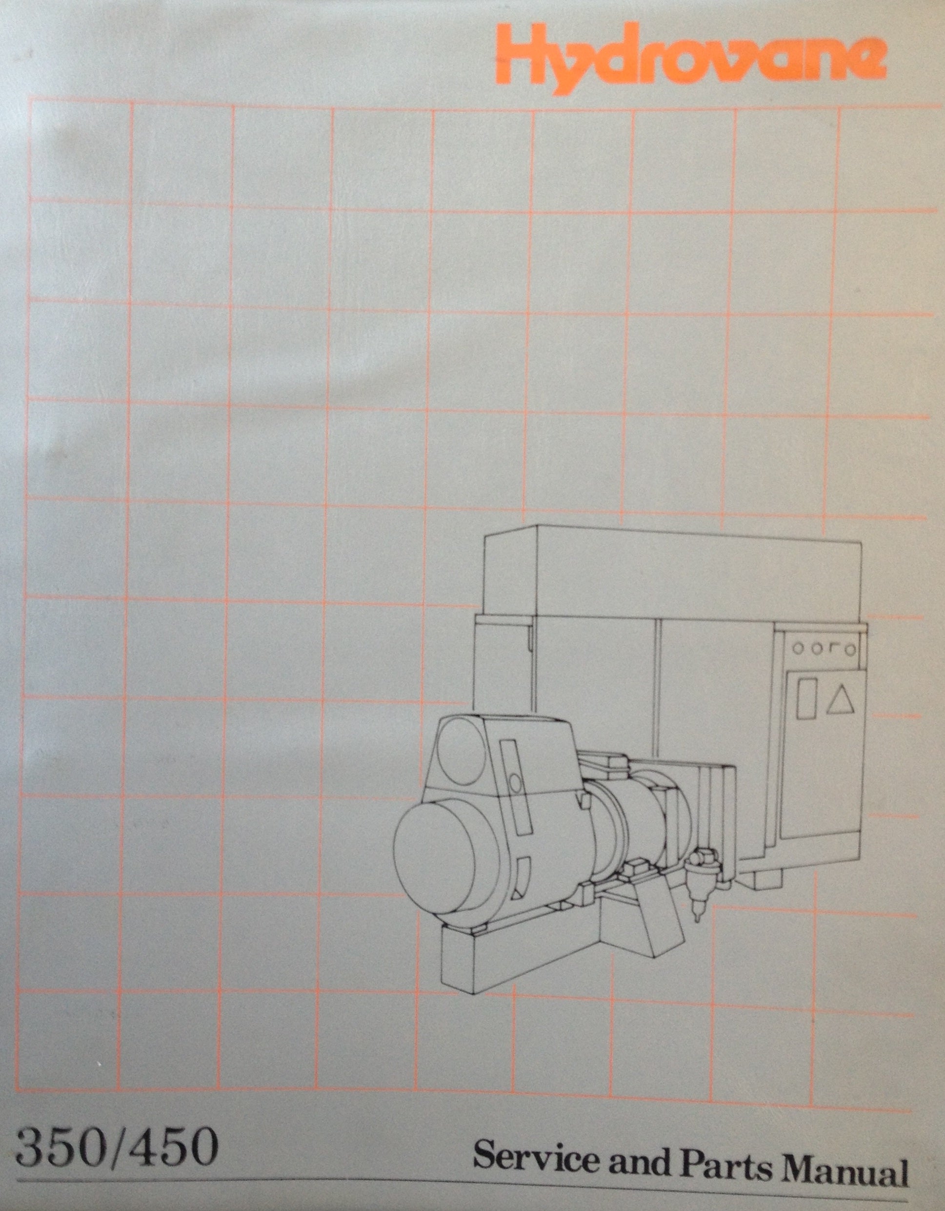 Hydrovane 350/450 Service & Parts Manual 1986 Onwards - airlinkcompressors.com
