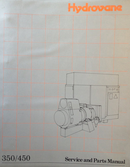 Hydrovane 350/450 Service & Parts Manual 1986 Onwards - airlinkcompressors.com