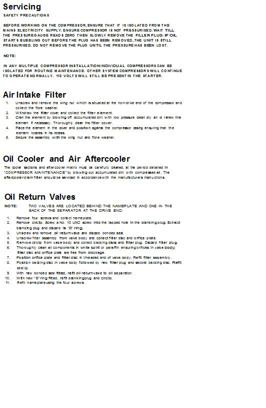 HYDROVANE 66 OPERATING MANUAL - ISSUED JUNE 1981 - airlinkcompressors.com
