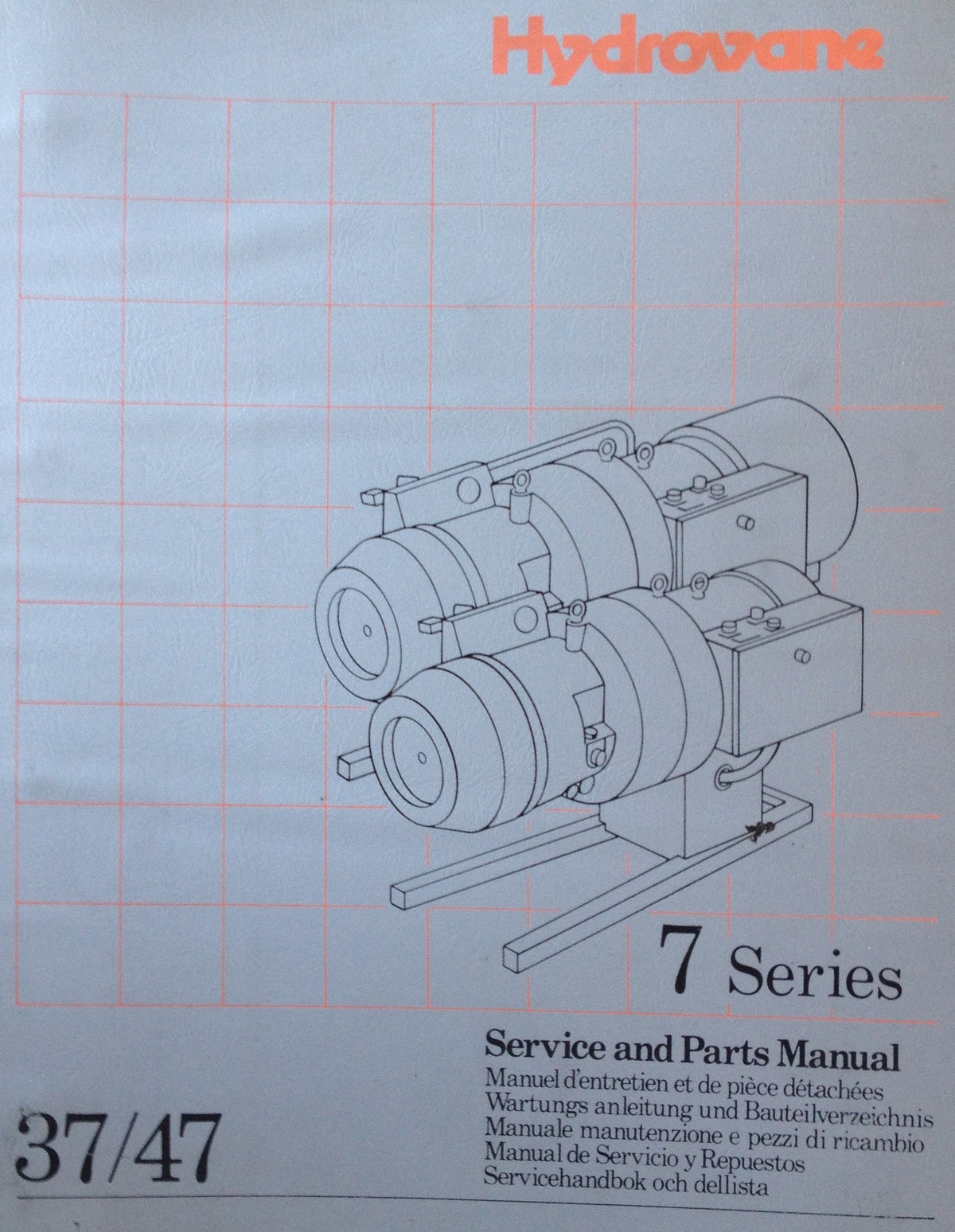 Hydrovane 7 Series 37 & 47 Service & Parts Manual 1989 Onwards - airlinkcompressors.com