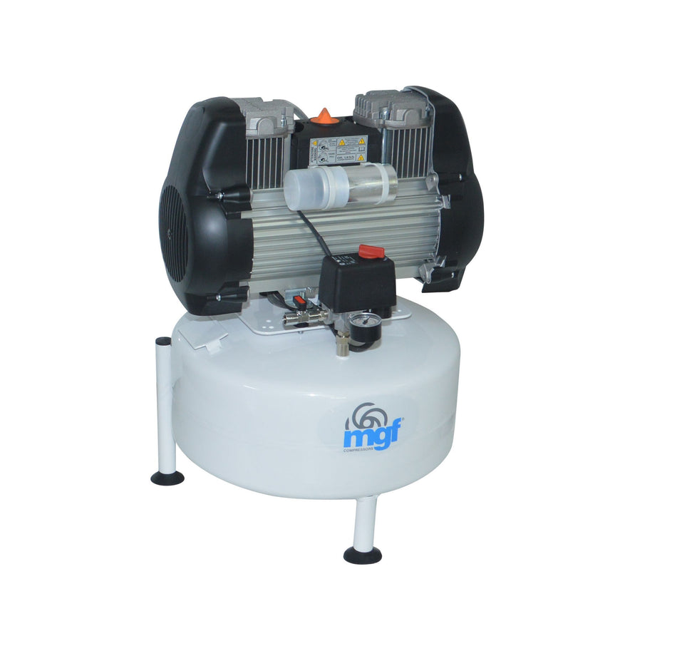 MGF Dental Air Compressor, 2 Chairs, 5 CFM, 24L, 240V - M-D-GE075-024 - airlinkcompressors.com