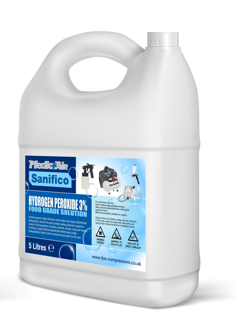 Sanifico 5 Ltr Sanitising Food Grade Fluid - LUB-DR515 - airlinkcompressors.com