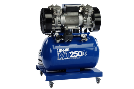 Bambi VT250D Oil Free Silenced Air Compressor & Dryer 7.8 CFM, 8 Bar, 59L - VT250D Dental - airlinkcompressors.com