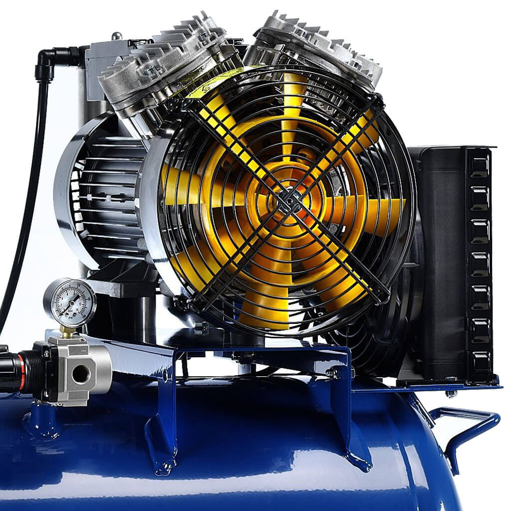 Bambi VT400D Oil Free Silenced Air Compressor & Dryer 15.5 CFM, 8 Bar, 100L - VT400D Dental - airlinkcompressors.com