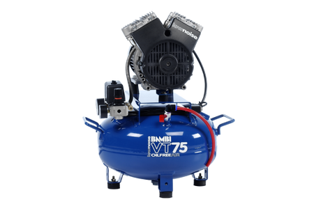 Bambi VT75 Oil Free Silenced Air Compressor 4.3 CFM, 8 Bar, 24L - VT75 Dental - airlinkcompressors.com