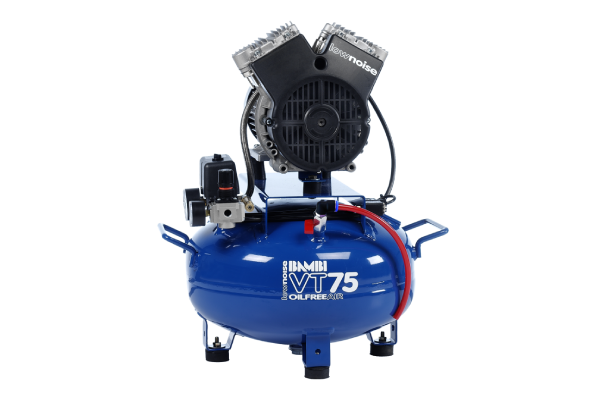 Bambi VT75 Oil Free Silenced Air Compressor 4.3 CFM, 8 Bar, 24L - VT75 Dental - airlinkcompressors.com
