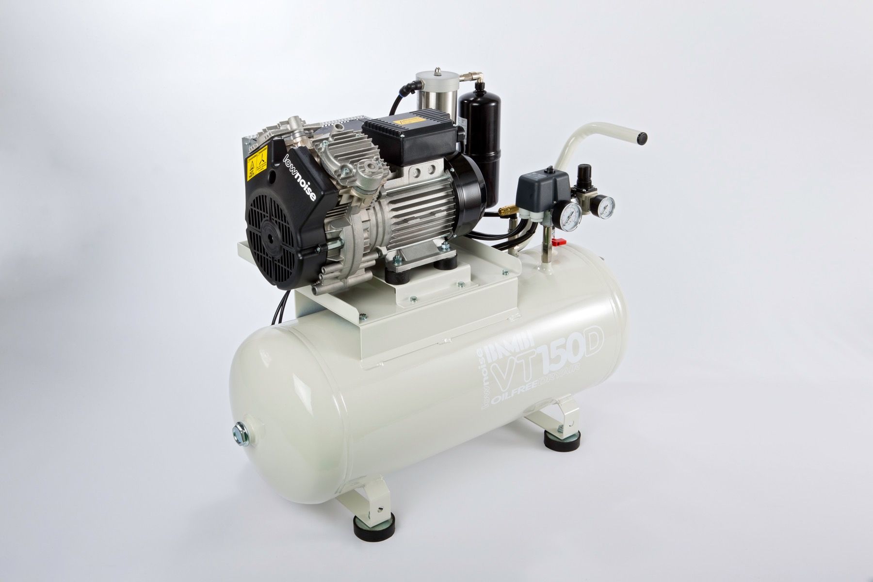 Bambi VTH150D Oil Free Silenced Air Compressor & Dryer 6.2 CFM, 8 Bar, 50L - VTH150D Dental - airlinkcompressors.com