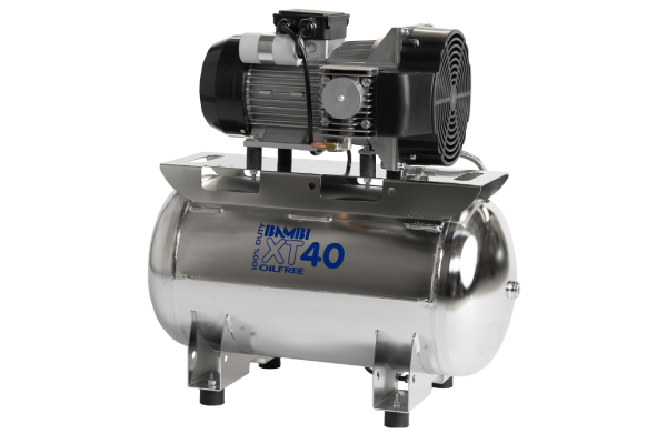 Bambi XT40 Oil Free 100% Duty Silenced Air Compressor 7.5 CFM, 10 Bar, 40L - XT40 Dental - airlinkcompressors.com