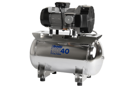 Bambi XT40 Oil Free 100% Duty Silenced Air Compressor 7.5 CFM, 10 Bar, 40L - XT40 Dental - airlinkcompressors.com