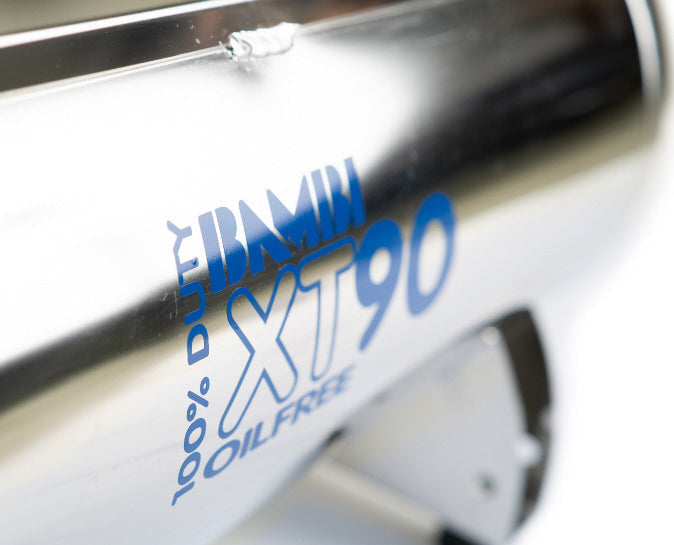 Bambi XT90D-3 Oil Free 100% Duty Silenced Air Compressor & Dryer 415V 12.5 CFM, 10 Bar, 90L - XT90D-3 Dental - airlinkcompressors.com