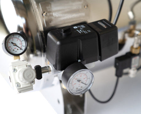 Bambi XT90D-3 Oil Free 100% Duty Silenced Air Compressor & Dryer 415V 12.5 CFM, 10 Bar, 90L - XT90D-3 Dental - airlinkcompressors.com