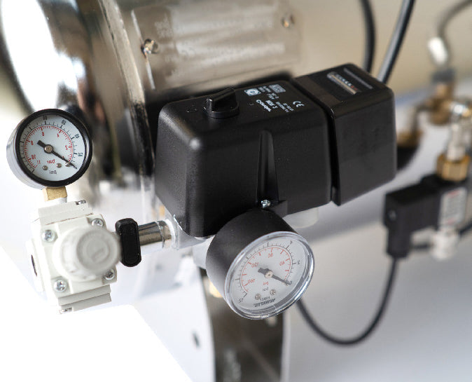 Bambi XT90D Oil Free 100% Duty Silenced Air Compressor & Dryer 12.5 CFM, 10 Bar, 90L - XT90D Dental - airlinkcompressors.com