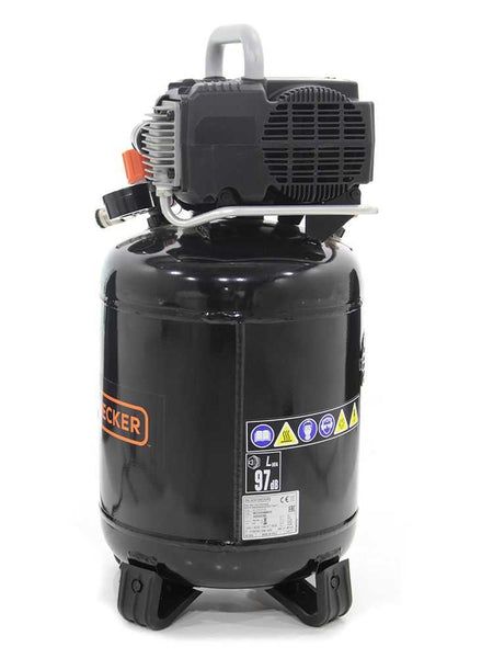 Black + Decker BD195/24V-NK Air Compressor 6.5 cfm 1.1kW 1.5Hp 24Lt 10 Bar - S-NKCV304BND311 - airlinkcompressors.com