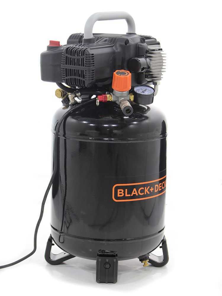 Black + Decker BD195/24V-NK Air Compressor 6.5 cfm 1.1kW 1.5Hp 24Lt 10 Bar - S-NKCV304BND311 - airlinkcompressors.com