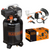 Black + Decker BD195/24V-NK Air Compressor & Spray/Inflation Kit 6.5 cfm 1.1kW 1.5Hp 24Lt 10 Bar - S-NKCV304BND311/KIT5 - airlinkcompressors.com