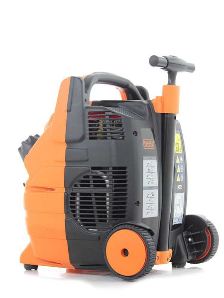Black + Decker BD195/5-MY-T Air Compressor & Hose 1.1kW 1.5Hp 5Lt Receiver 10 Bar - S-8215320BND303 - airlinkcompressors.com
