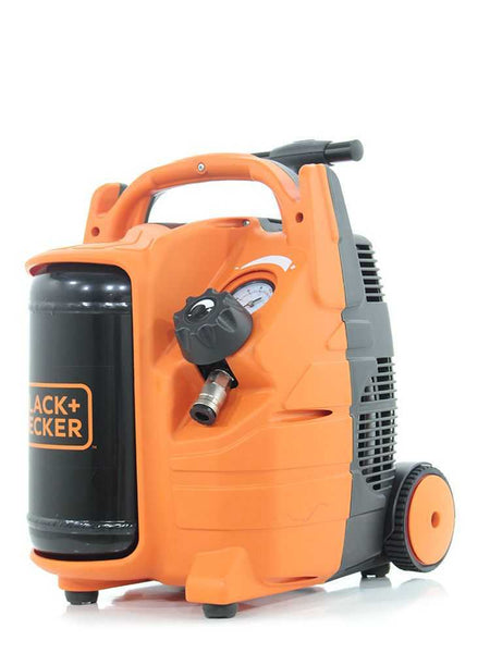 Black + Decker BD195/5-MY-T Air Compressor & Hose 1.1kW 1.5Hp 5Lt Receiver 10 Bar - S-8215320BND303 - airlinkcompressors.com