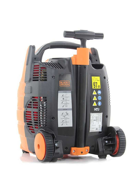 Black + Decker BD195/5-MY-T Air Compressor & Inflation Kit 1.1kW 1.5Hp 5Lt 10 Bar - S-8215320BND336/INFKIT - airlinkcompressors.com