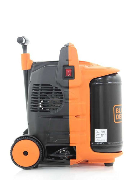 Black + Decker BD195/5-MY-T Air Compressor & Inflation Kit 1.1kW 1.5Hp 5Lt 10 Bar - S-8215320BND336/INFKIT - airlinkcompressors.com