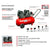 Fini Siltek TB Oil Free Silenced Compressor 2.2kW/3Hp 12 cfm 8 Bar 50Lt (13amp) - F-B2DC504FNN560 - airlinkcompressors.com