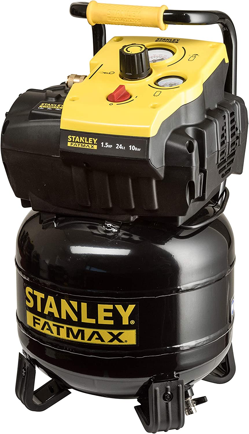 Stanley Fatmax Portable Air compressor 6.5 CFM 145 Psi 30Lt Tank 13 amp 240V - S-8117240STF590 - airlinkcompressors.com