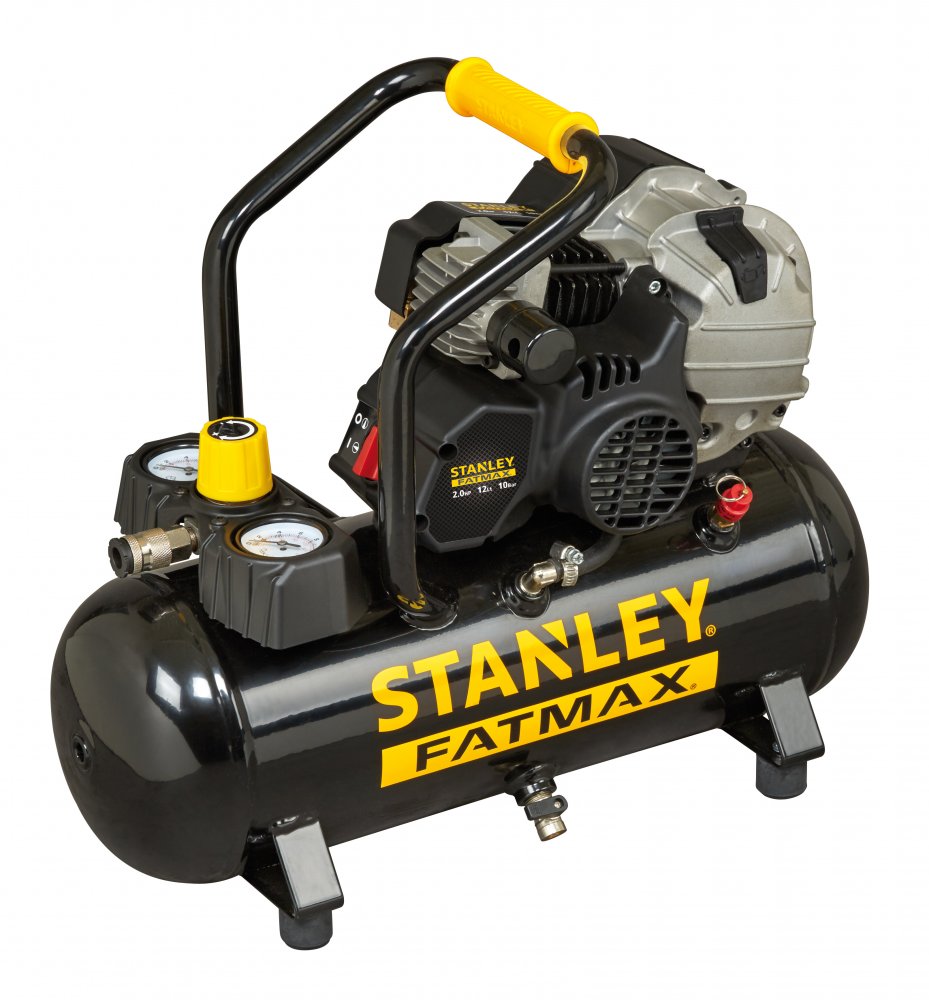 Stanley Fatmax Portable Air compressor 7.8 CFM 116 Psi 12Lt Tank 13 amp 240V - S-HYBD404STF593 - airlinkcompressors.com