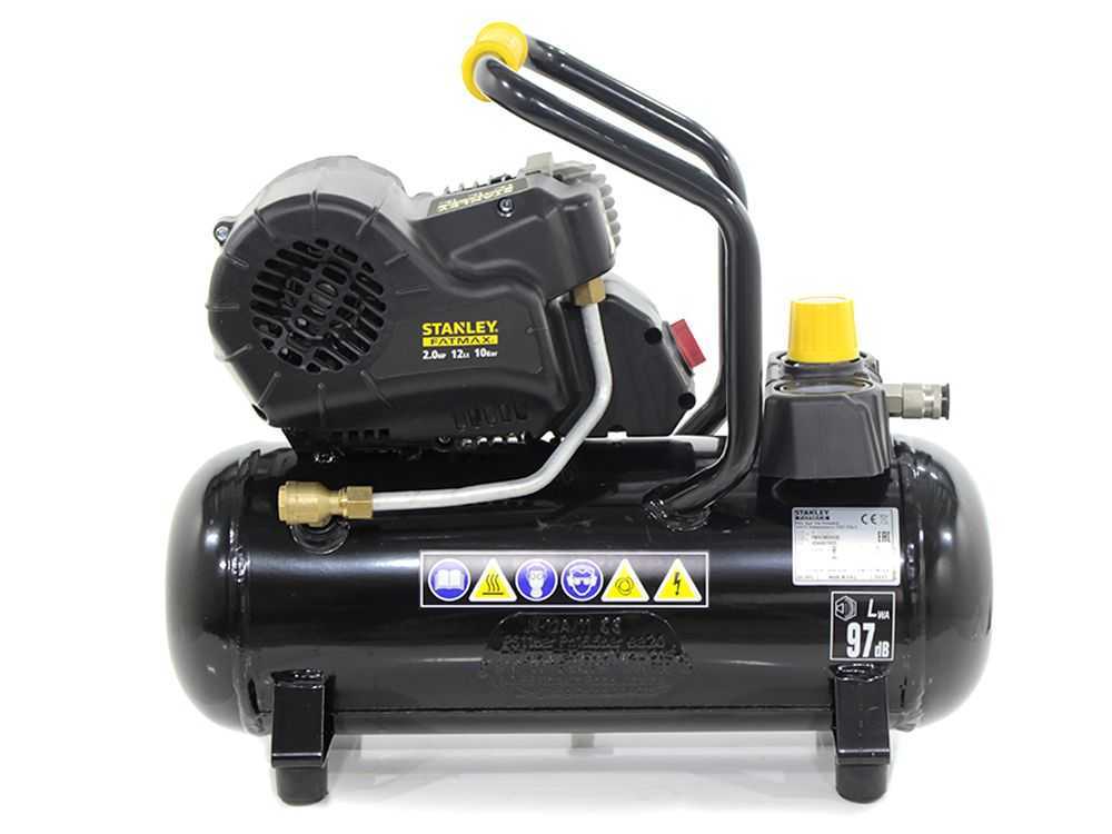 Stanley Fatmax Portable Air compressor 7.8 CFM 116 Psi 12Lt Tank 13 amp 240V - S-HYBD404STF593 - airlinkcompressors.com