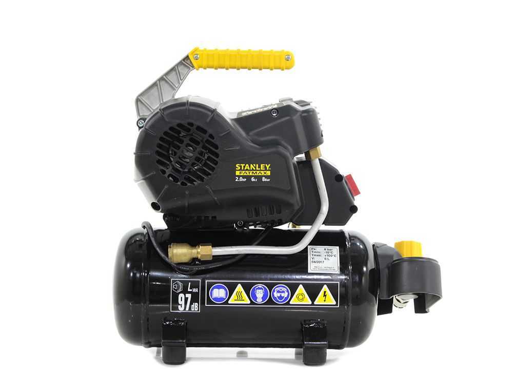 Stanley Fatmax Portable Air compressor 7.8 CFM 116 Psi 6Lt Tank 13 amp 240V - S-HYBE404STF592 - airlinkcompressors.com