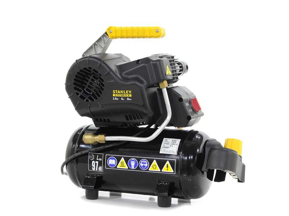 Stanley Fatmax Portable Air compressor 7.8 CFM 116 Psi 6Lt Tank 13 amp 240V - S-HYBE404STF592 - airlinkcompressors.com