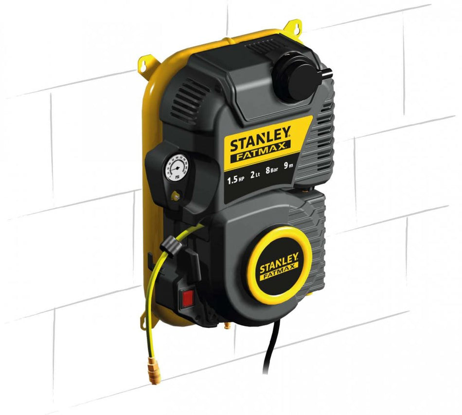 Stanley Fatmax Walltech PRO Compressor 6 CFM Oil Free S-8215410STF596 - airlinkcompressors.com