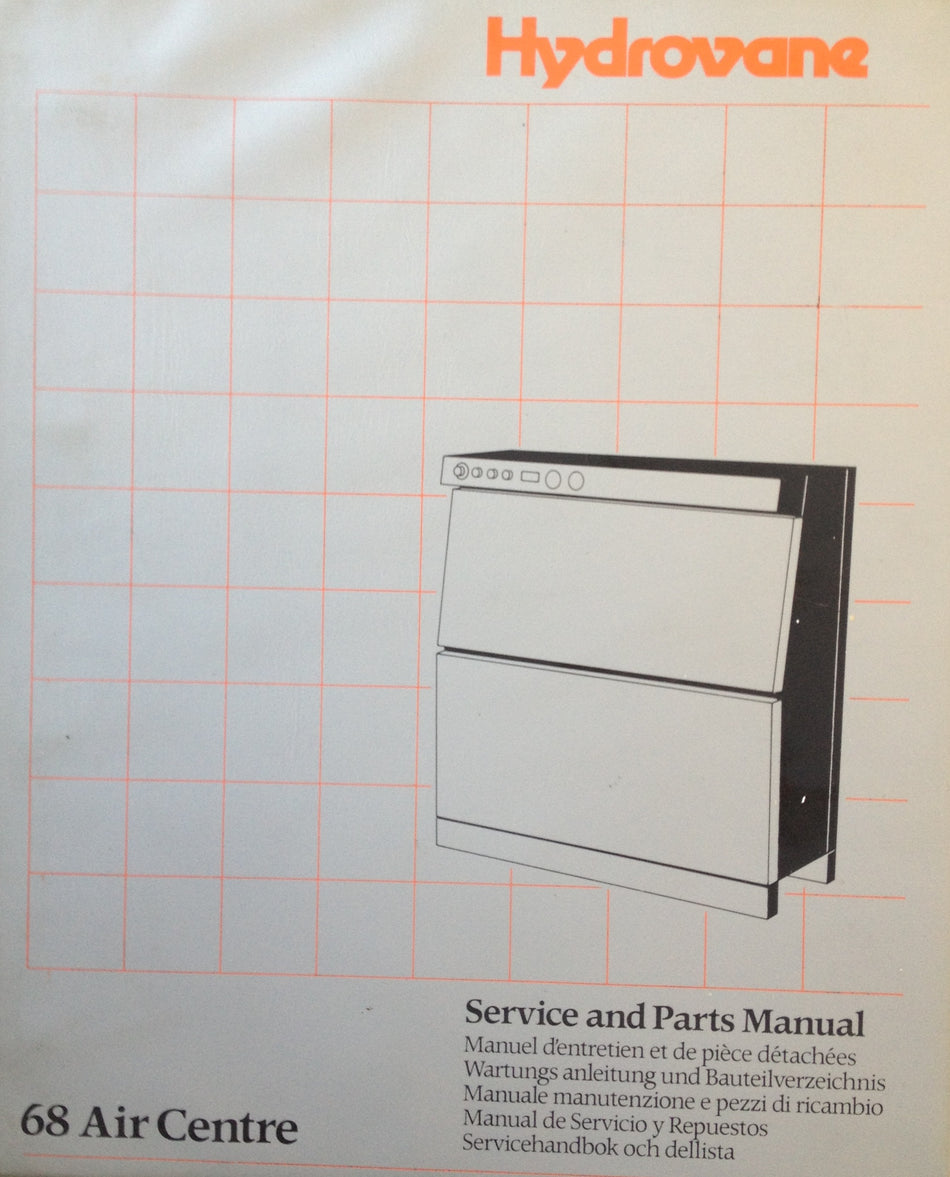 Hydrovane 68 Air Centre Service & Parts Manual Feb 1988 Onwards - airlinkcompressors.com