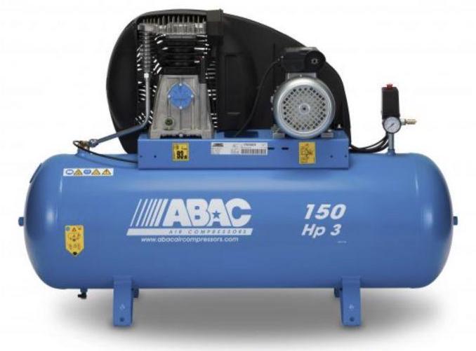 ABAC PRO A39B 150L FM3 - 230V 150L 13.8CFM 10Bar Air Compressor - 4116025015