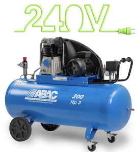 Abac Pro A49B 200L Cm3 1 Phase 16Amp Supply (With Optional Wheels) - 4116000252