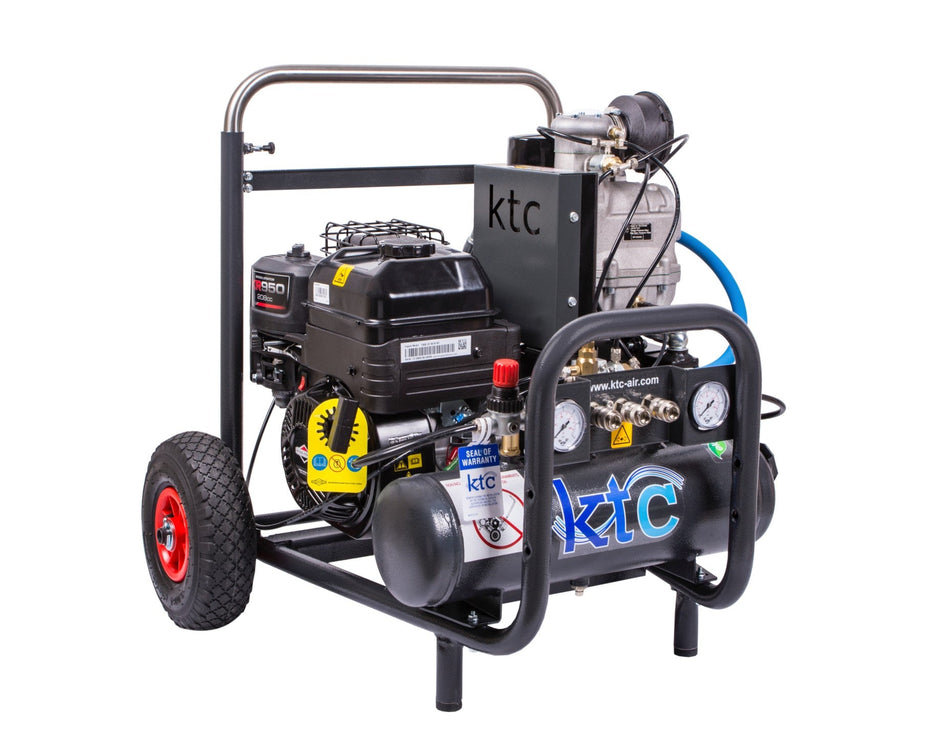 KTC Air Trolly KPM3.5 - Petrol Screw Air Compressor - 14 CFM, 5 HP - K-150162003 - airlinkcompressors.com