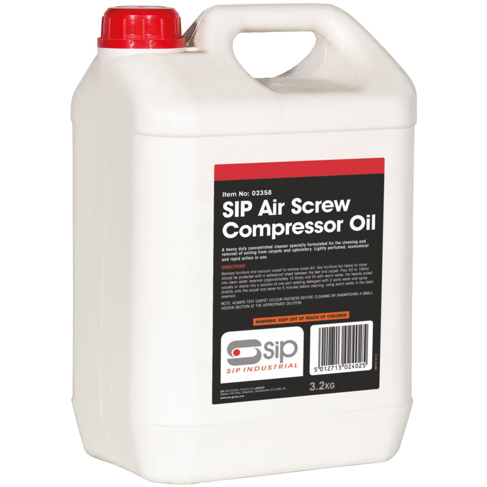 SIP 3.25kg Screw Compressor Oil  Part Number  2358 - airlinkcompressors.com