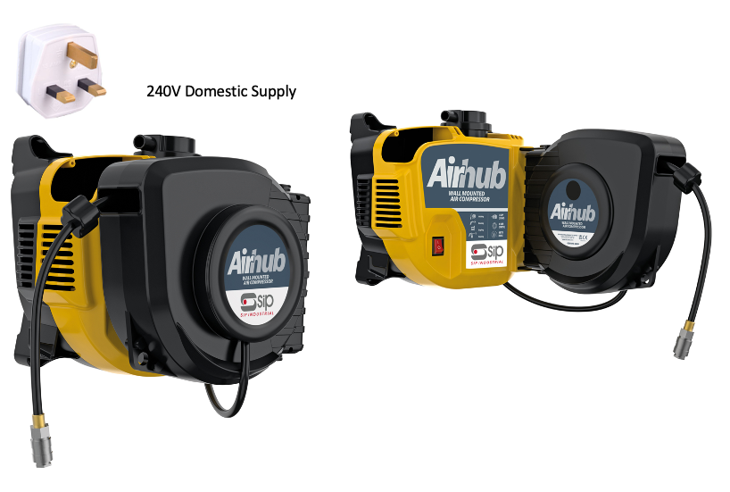 SIP AirHub 9MTR Hose Reel Compressor - 05323 - airlinkcompressors.com