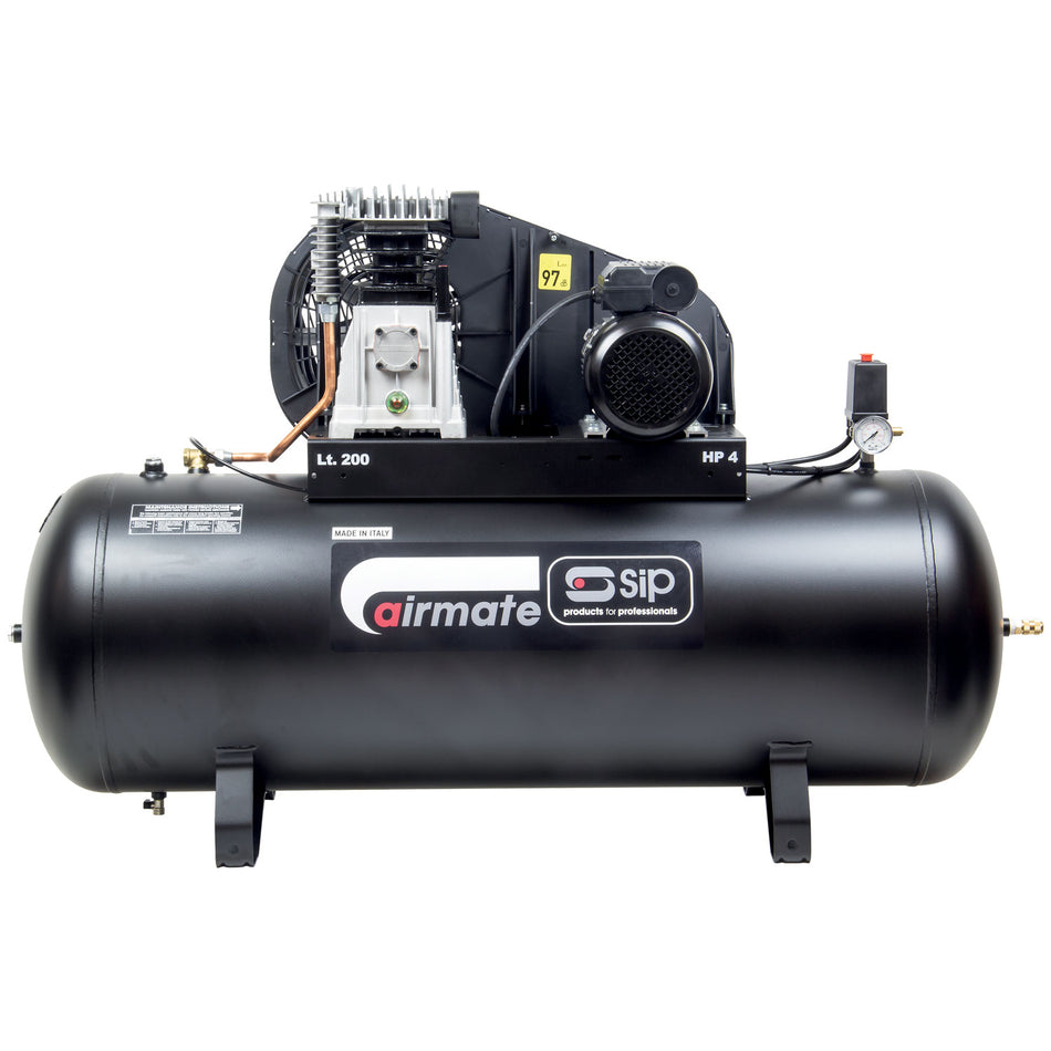 SIP PX4/200B 200ltr Belt Drive Compressor - 05308 - airlinkcompressors.com