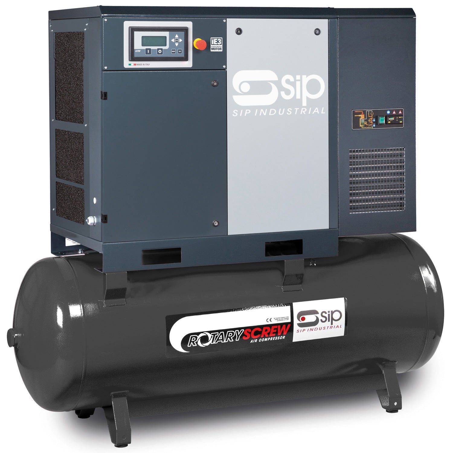SIP RS15-10-500DD/RD 500ltr Rotary Screw Compressor with Dryer - 05346 - airlinkcompressors.com