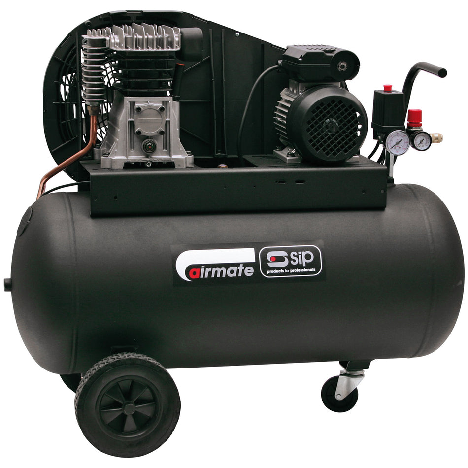 SIP TN3/100-SRB 100ltr Belt Drive Compressor - airlinkcompressors.com