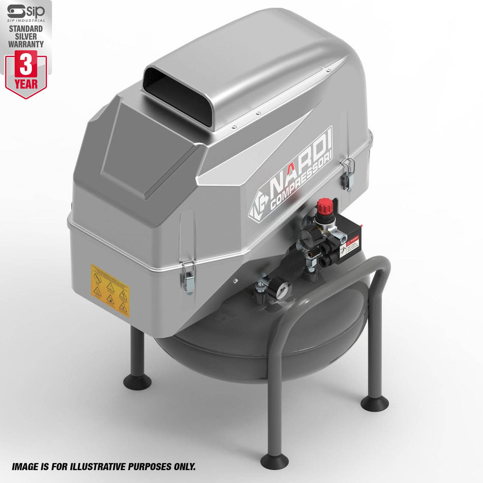 NARDI EXTREME 2 0.75HP 25ltr Silenced Compressor - EXTS250754 - airlinkcompressors.com
