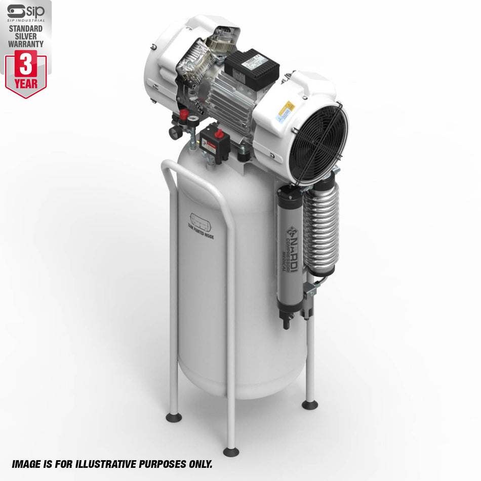 NARDI EXTREME 2D 3.00HP 100ltr Compressor - airlinkcompressors.com