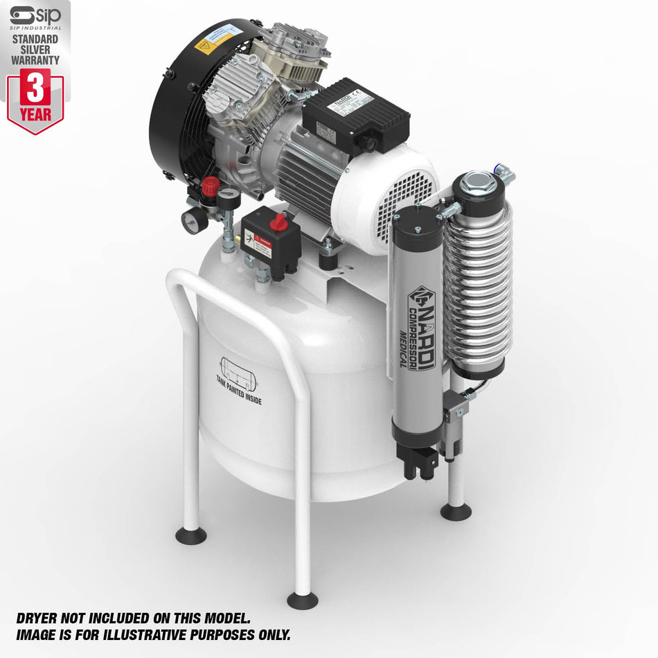 NARDI EXTREME 2V 1.50HP 50ltr Compressor - airlinkcompressors.com