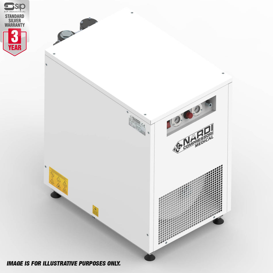 NARDI EXTREME SD 1.50HP 10BAR 50ltr Super Silenced Dental Compressor - airlinkcompressors.com