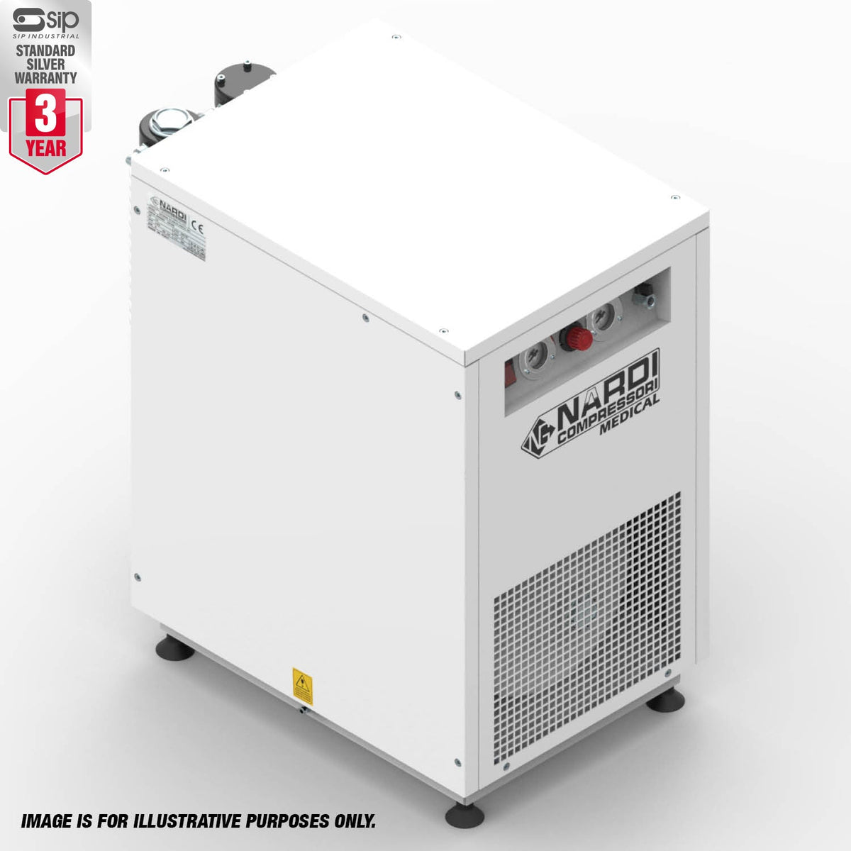 NARDI EXTREME SD 2.00HP 10BAR 30ltr Super Silenced Dental Compressor - airlinkcompressors.com